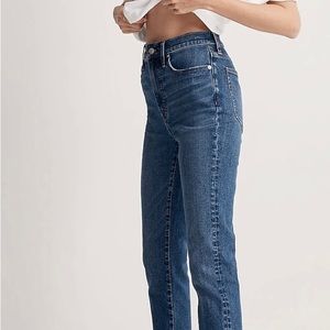 Madewell: The Tall Perfect Vintage Jean in Manorford Wash: Instacozy Edition